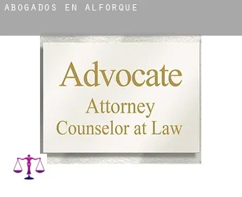 Abogados en  Alforque