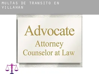 Multas de tránsito en  Villahán