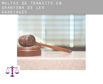 Multas de tránsito en  Granyena de les Garrigues