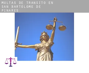 Multas de tránsito en  San Bartolomé de Pinares