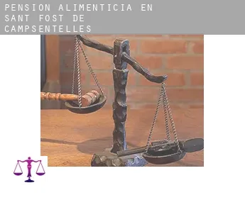Pensión alimenticia en  Sant Fost de Campsentelles