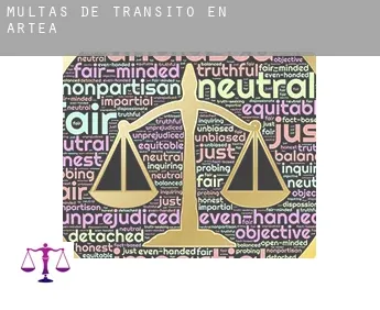 Multas de tránsito en  Artea