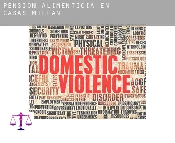 Pensión alimenticia en  Casas de Millán