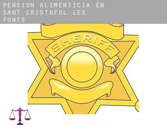 Pensión alimenticia en  Sant Cristòfol de les Fonts