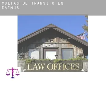 Multas de tránsito en  Daimús