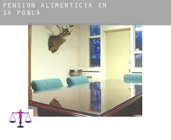 Pensión alimenticia en  sa Pobla