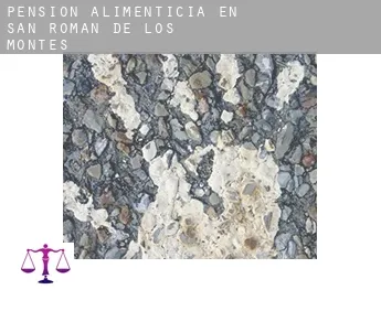 Pensión alimenticia en  San Román de los Montes
