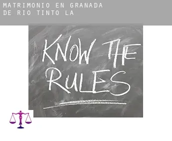 Matrimonio en  Granada de Río-Tinto (La)