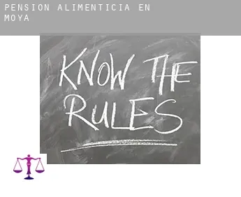 Pensión alimenticia en  Moya