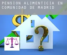 Pensión alimenticia en  Comunidad de Madrid